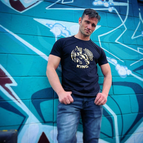 Official Knockout King T-Shirt: Black and Gold